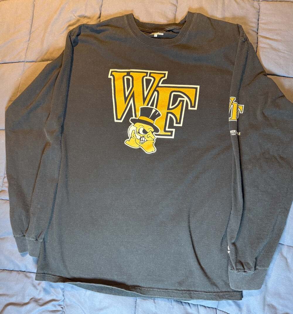 Vintage Champion Wake Forest Demon Deacons Long Sleeve T-Shirt